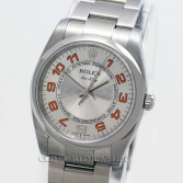 Rolex Air King Ref 114200 Steel Silver Concentric Dial Rolex Air King Ref 114200 Steel Silver Concentric Dial